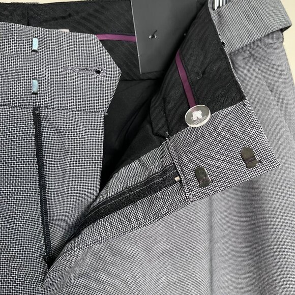 BANANA REPUBLIC Women's Jackson Fit Curvy Gray Trousers Dress Pants Size 12 NEW - Picture 7 of 13